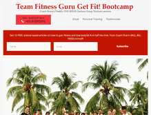 Tablet Screenshot of fitnessbootcamp.sg